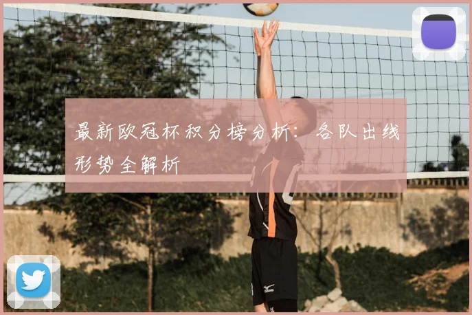 最新欧冠杯积分榜分析：各队出线形势全解析